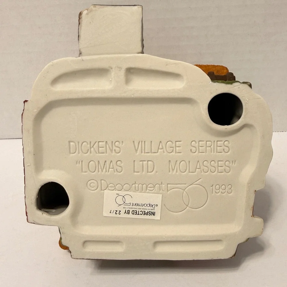Dept 56 Dickens Village Lomas Ltd Molasses Treacle Lighted House 1993 5809-2